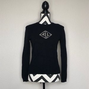Vintage Ralph Lauren Black Knit Sweater